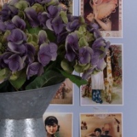 Faux Hydrangea Mauve by Grand Illusions